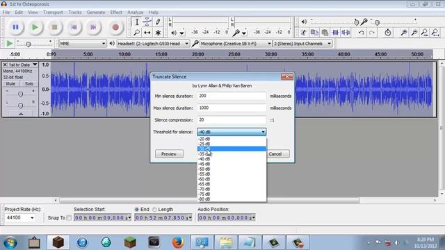 Truncating Silence with Audacity смотреть онлайн