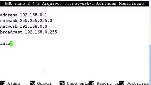 Configuração Interface Virtual Linux смотреть онлайн