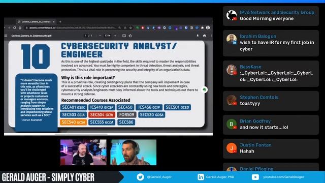 Hot Takes on Cool Jobs #Cybersecurity смотреть онлайн