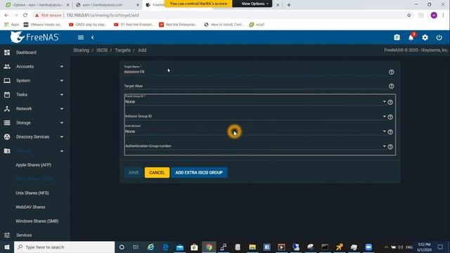 FreeNas 11.3 | Part 4 - Present new LUN or datastore to a existing ESXi Host смотреть онлайн