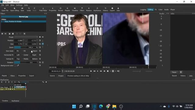 How to create a split screen Ken Burns Effect in Shotcut смотреть онлайн