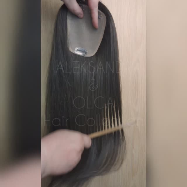 Теменная НАКЛАДКА - на шёлке (с имитацией кожи головы) #натуральнаянакладка #теменнаянакладка смотреть онлайн