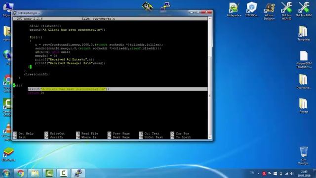 Embedded Linux #1 - Raspberry Pi - TCP Server смотреть онлайн