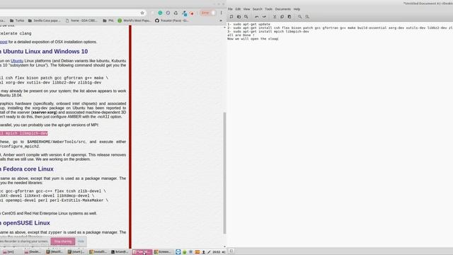 Installing Amber on Linux смотреть онлайн