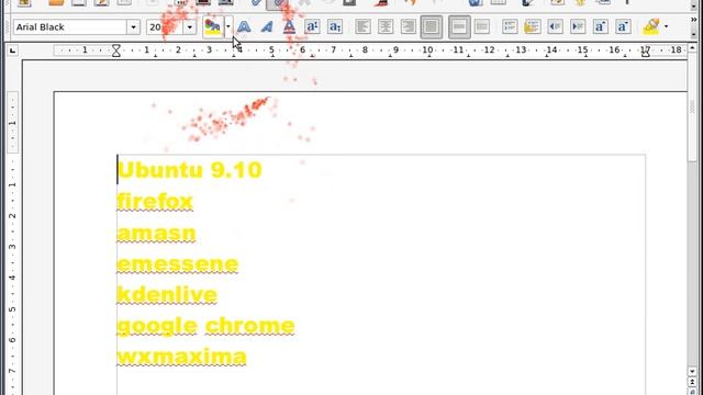 Linux Ubuntu - Editor de texto Open Office 1 смотреть онлайн