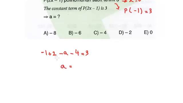 آموزش ریاضی 2 یوس - حل تست 4 کتاب پوزا - مبحث چندجمله ایها (Polinomlar) смотреть онлайн