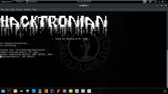 Hacktronian.py - Top Pentesting Tools for Linux | (in Hindi) смотреть онлайн