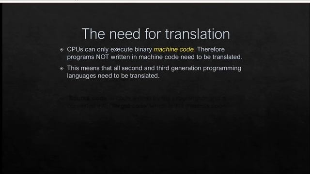 Introduction to translation (A-level Computer Science) смотреть онлайн