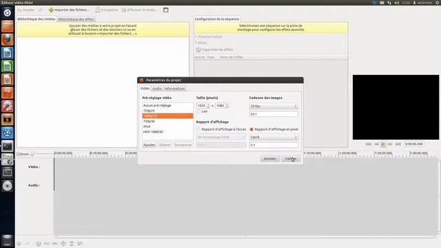 Linux pitivi editeur video créer des montages dans de multiple format tuto fr francais смотреть онлайн