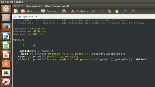 S. Operativos|| Funciones getpid(); y getppid(); смотреть онлайн