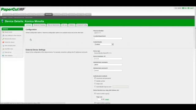 PaperCut Find me printing setup example смотреть онлайн