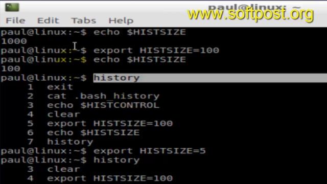 HISTSIZE variable in Arch Linux смотреть онлайн