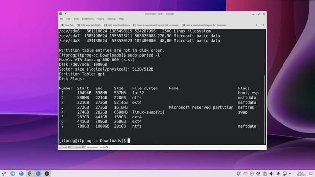 Cara mengetahui type Partition Table Hard disk di Linux apakah MBR atau GPT ? смотреть онлайн