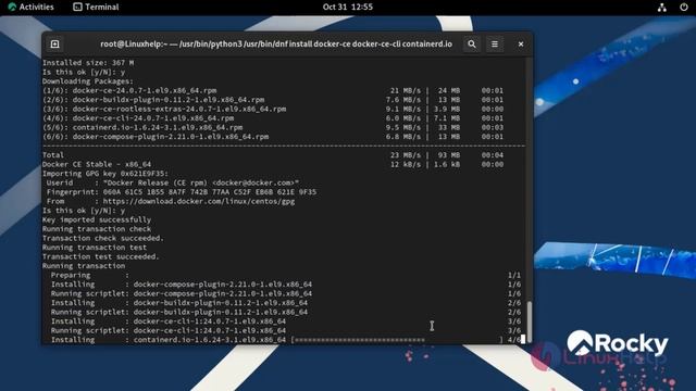 How to install Docker on Rocky Linux 9.2 смотреть онлайн