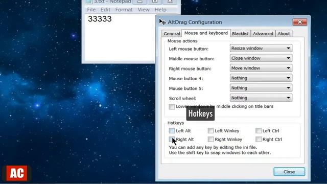 Center Window with Alt + Click on Windows-AltDrag смотреть онлайн