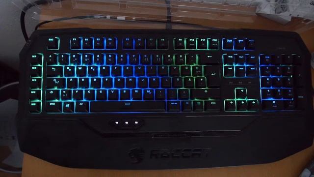 Roccat Ryos MK FX scripted plasma effect under Linux смотреть онлайн