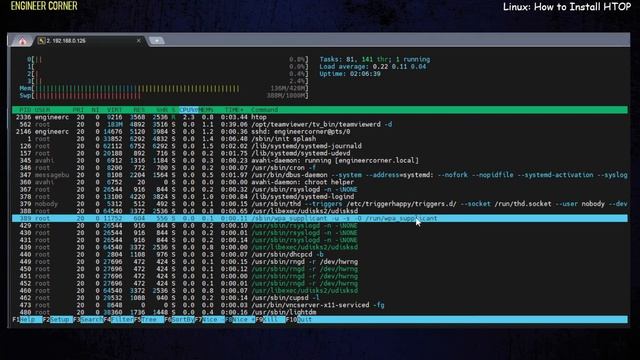 HOW TO: Install HTOP on Linux смотреть онлайн