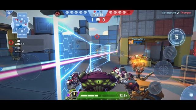 Mech Arena - Gameplay Walkthrough Part 315 - New Legendary Weapon Minigun 12(iOS,Android) смотреть онлайн