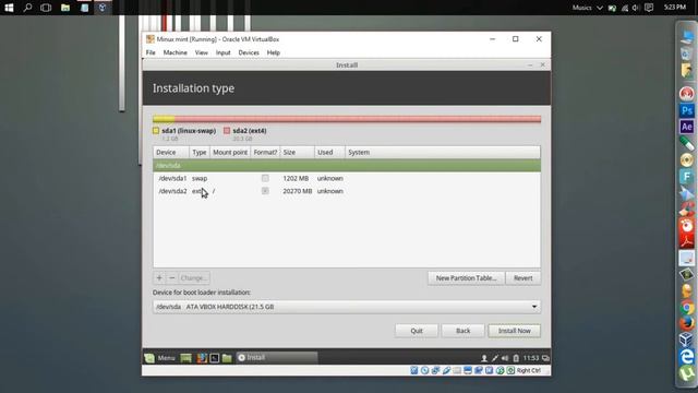 Installing Linux Mint 18.1 on Virtual Box смотреть онлайн