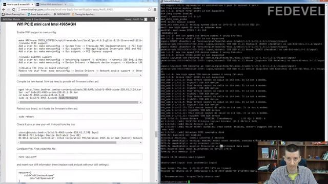i.MX6 Freescale: How to run WiFi PCI Express mini card смотреть онлайн