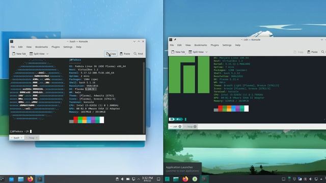 Fedora 36 Vs Manjaro 21