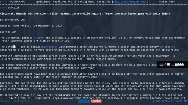 Read Aloud for W3M Terminal Web Browser - Linux TUI смотреть онлайн