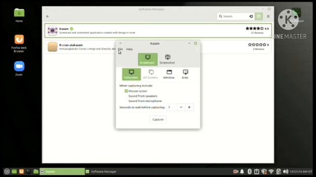 Screen Capture using kazam in linux mint смотреть онлайн