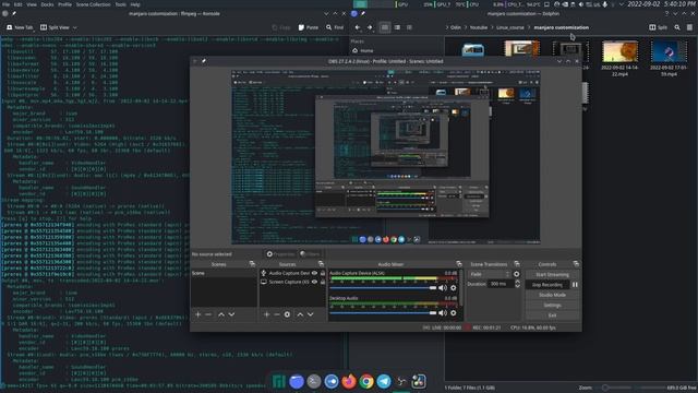 My customization of Manjaro Linux KDE Plasma [عربي] смотреть онлайн