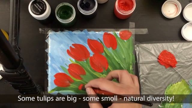 «Цветы. Тюльпаны» как нарисовать ГУАШЬ | Сезон 1-1 |Мастер-класс для начинающих смотреть онлайн