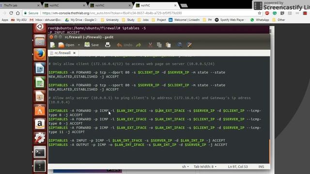 CSE 468: Project 1 - Firewall setup using iptables смотреть онлайн