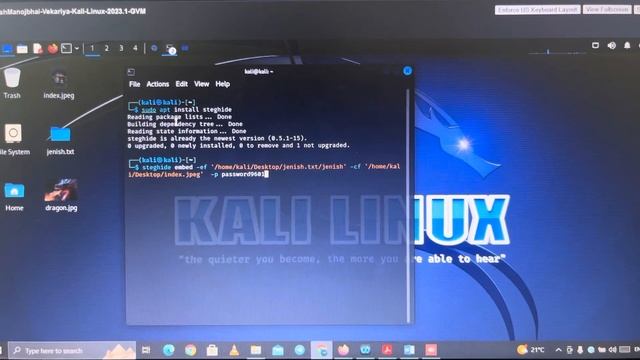 Install steghide in kali vSphere смотреть онлайн
