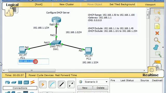 How to configure DHCP in cisco speak khmer смотреть онлайн