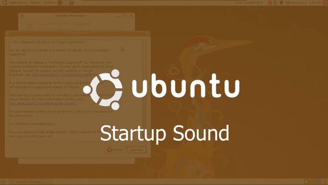 Ubuntu 6.10 Beta Startup and Shutdown Sound HQ смотреть онлайн