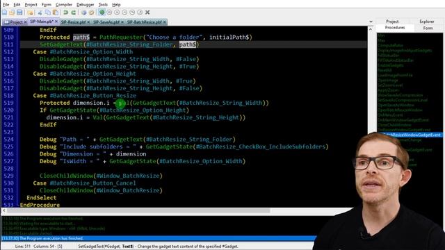 Batch Resize - A Simple Image Processor in PureBasic - Part 11 смотреть онлайн