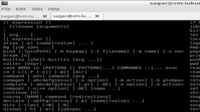 How to view list of all built in commands in Linux Shell terminal смотреть онлайн