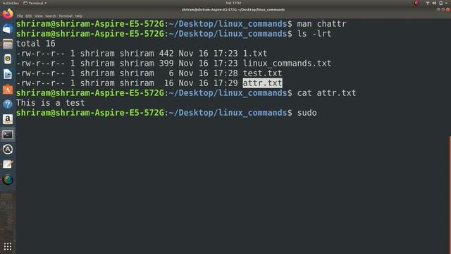 How to use chattr command? смотреть онлайн