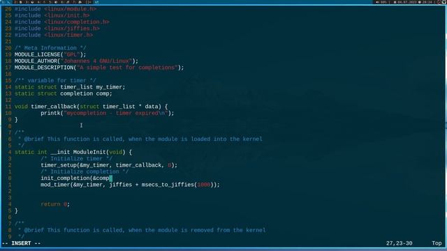 Let's code a Linux Driver - 29: Completions смотреть онлайн