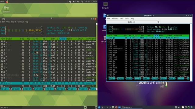 Lubuntu 19.10 vs Mubuntu 19.10 - Ram Usage Comparison смотреть онлайн