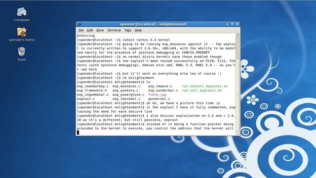 Red hat Local root exploit смотреть онлайн