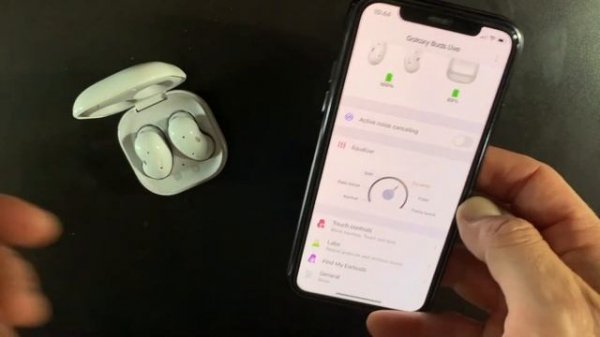Galaxy Buds Live and iPhone integration on iOS 14