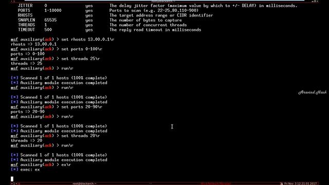 Firewall identification with Metasploit in Kali Linux Network Scanning смотреть онлайн