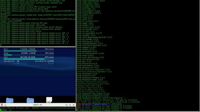 Metasploit framework on Alpha Gentoo Linux смотреть онлайн