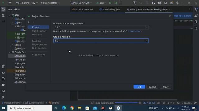 I'd("com.android.application") version "8.2.0" apply false error | Android studio Gradle Settings смотреть онлайн