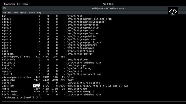 df Command : Linux df Command With Examples Disk Filesystem Management Command | Linux Command #4k смотреть онлайн