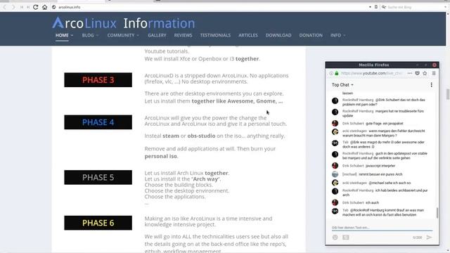 Linux Umsteiger trifft Erik Dubois (Arco Linux) | Arch Linux -- 09.05.2018 смотреть онлайн