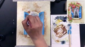 «Цветы. Синее окно» как нарисовать АКРИЛ | Сезон 1-5 |Мастер-класс для начинающих