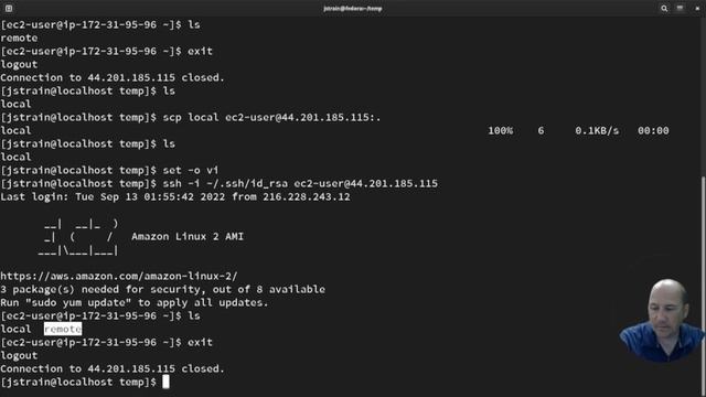 How to move a file up to a remote linux system with scp смотреть онлайн