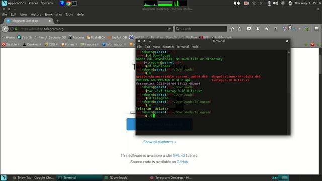 Telegram Parrot Sec смотреть онлайн