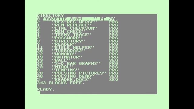 Fours Ways To Show The C128 Disk Directory смотреть онлайн