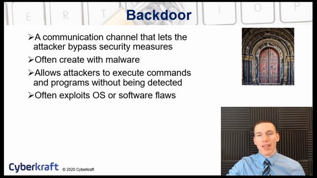 Trojans, Rootkits and Backdoors - Security+ SY0-601 Domain 1.2.4 смотреть онлайн